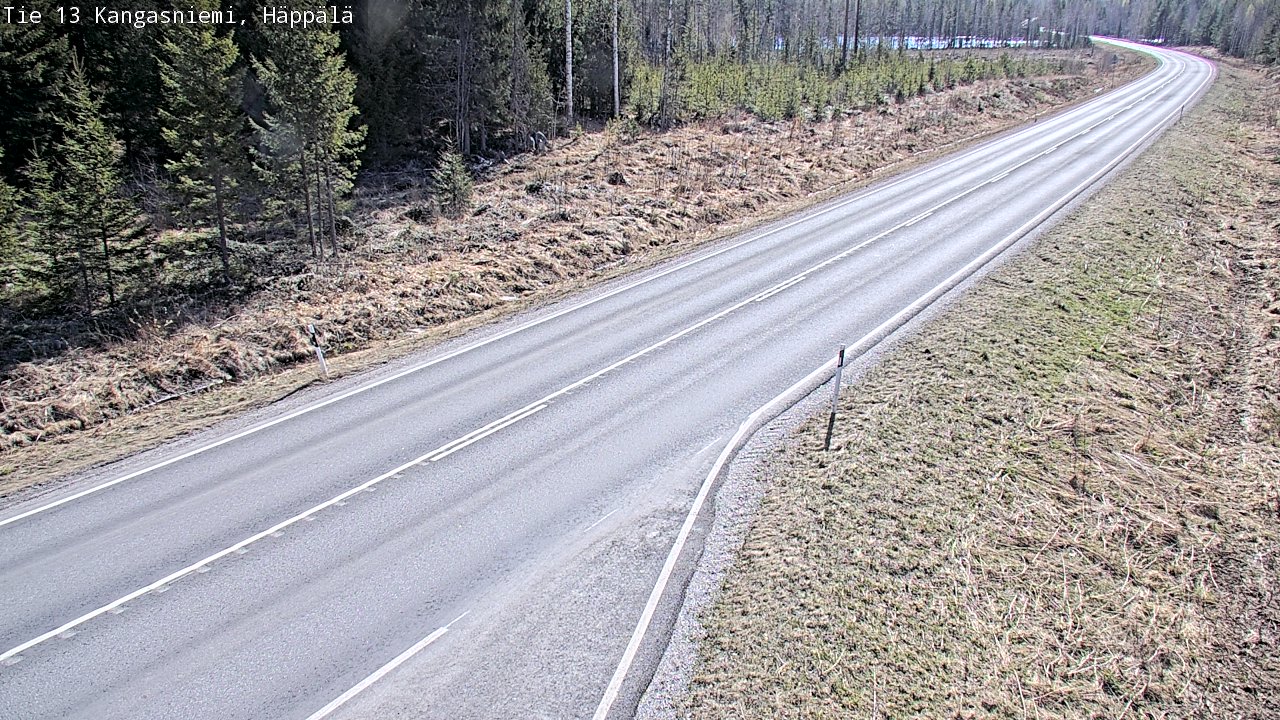 Weather Camera Image Road 13 Kangasniemi, Häppälä, Kangasniemi, Etelä-Savo