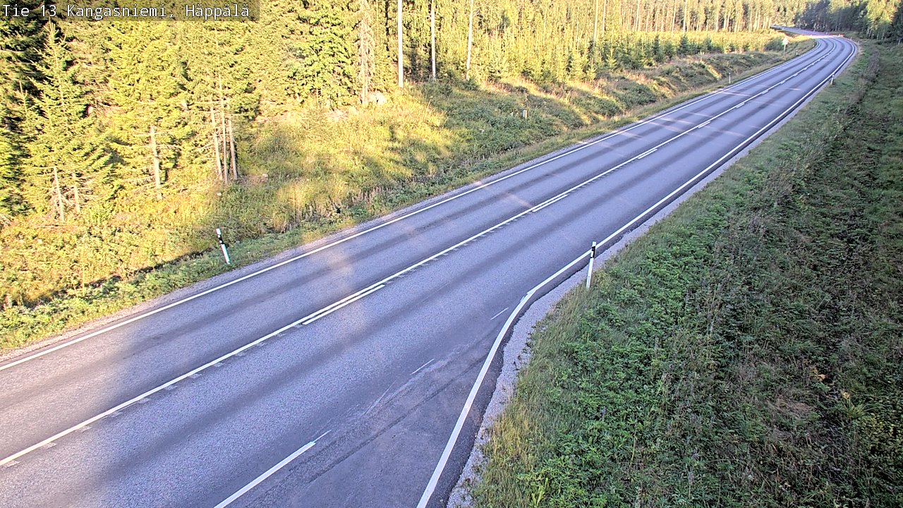 Weather Camera Image Road 13 Kangasniemi, Häppälä, Kangasniemi, Etelä-Savo