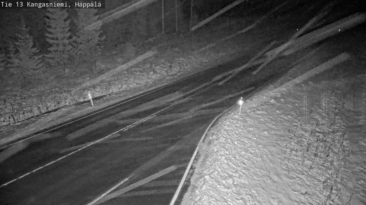 Weather Camera Image Väg 13 Kangasniemi, Häppälä, Kangasniemi, Etelä-Savo