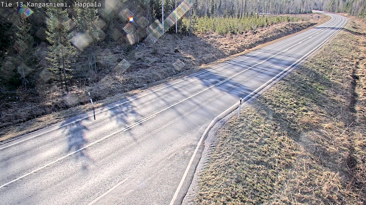 Weather Camera Image Road 13 Kangasniemi, Häppälä, Kangasniemi, Etelä-Savo