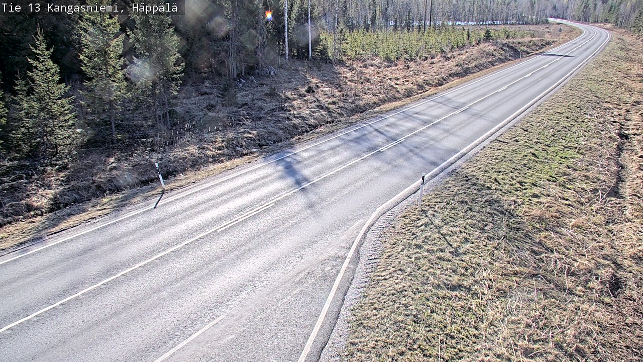 Weather Camera Image Road 13 Kangasniemi, Häppälä, Kangasniemi, Etelä-Savo