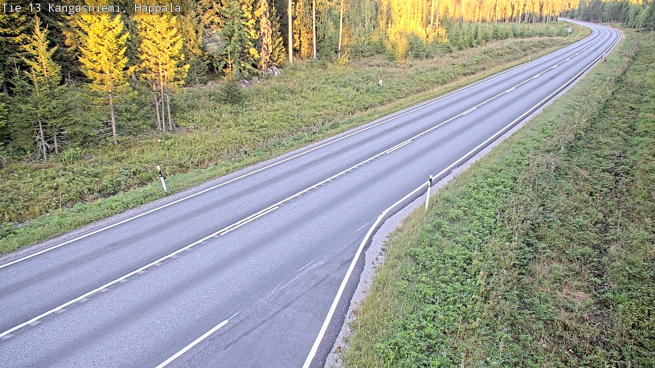 Weather Camera Image Road 13 Kangasniemi, Häppälä, Kangasniemi, Etelä-Savo