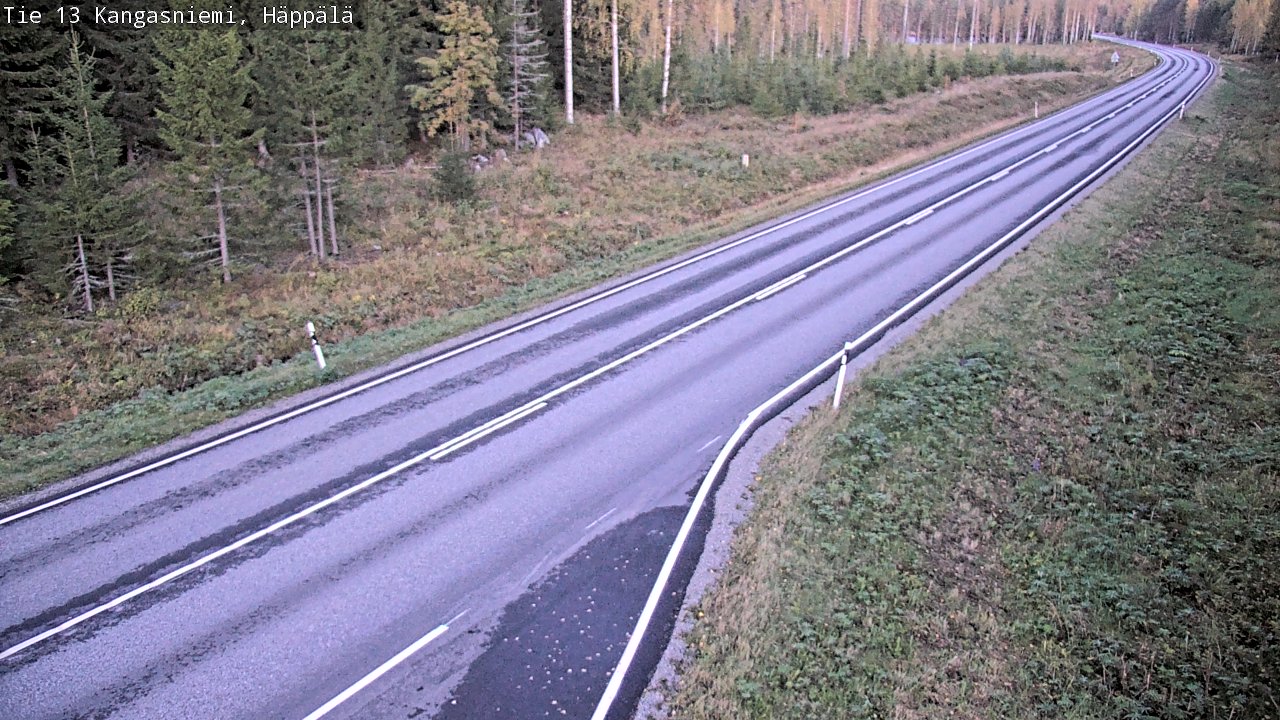 Weather Camera Image Road 13 Kangasniemi, Häppälä, Kangasniemi, Etelä-Savo