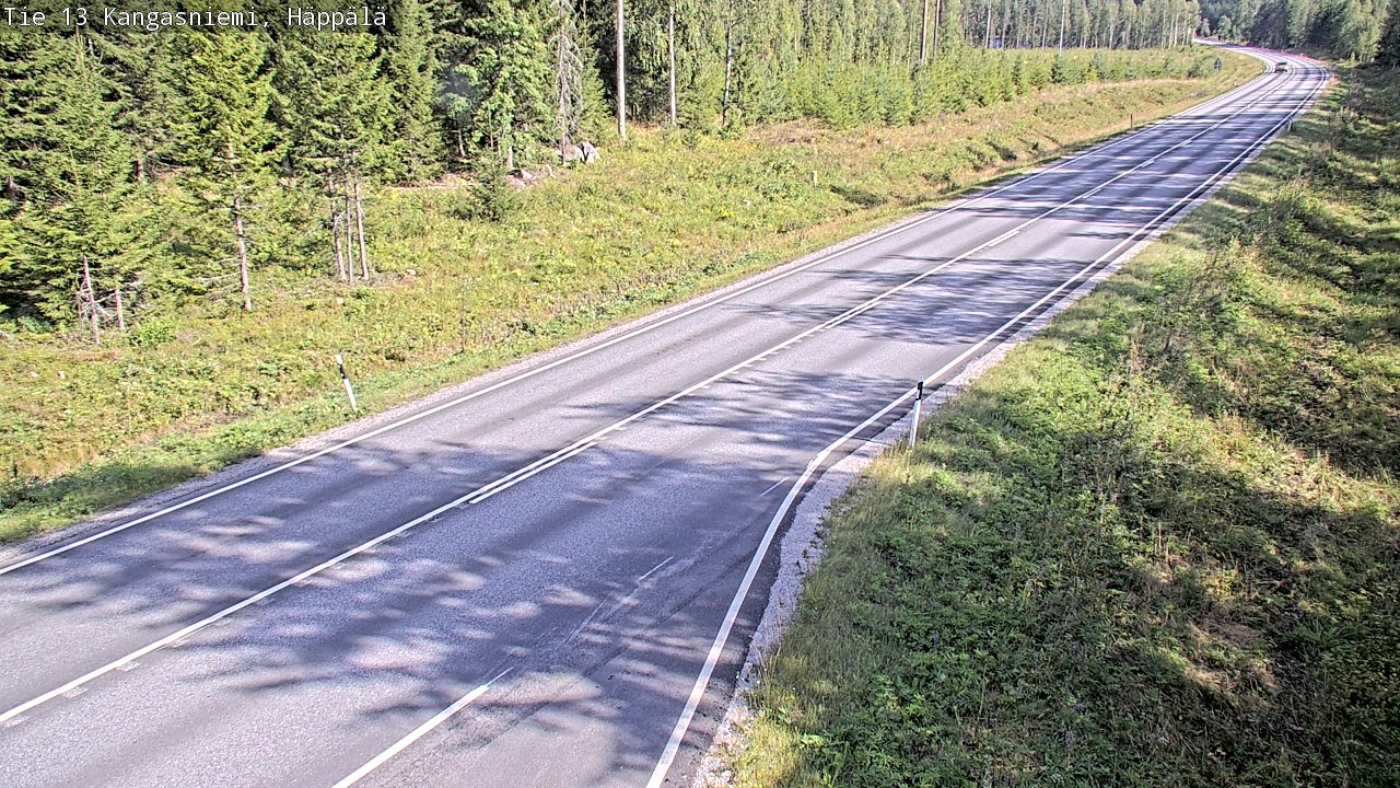 Weather Camera Image Road 13 Kangasniemi, Häppälä, Kangasniemi, Etelä-Savo