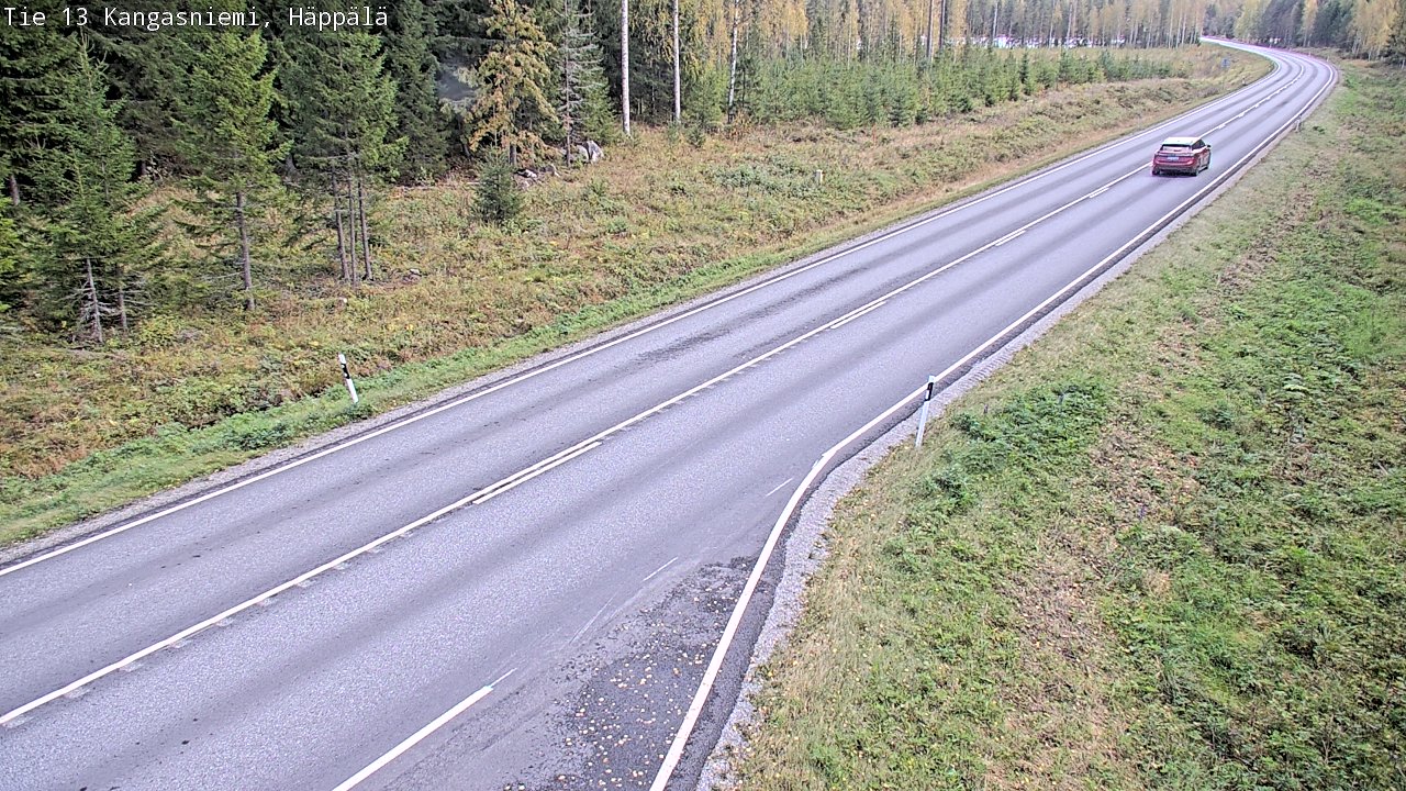 Kelikamerat Kuva Tie 13 Kangasniemi, Häppälä, Kangasniemi, Etelä-Savo