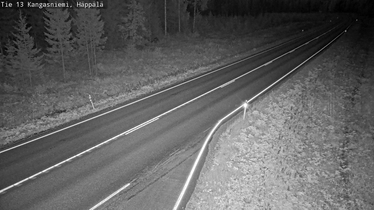 Weather Camera Image Road 13 Kangasniemi, Häppälä, Kangasniemi, Etelä-Savo