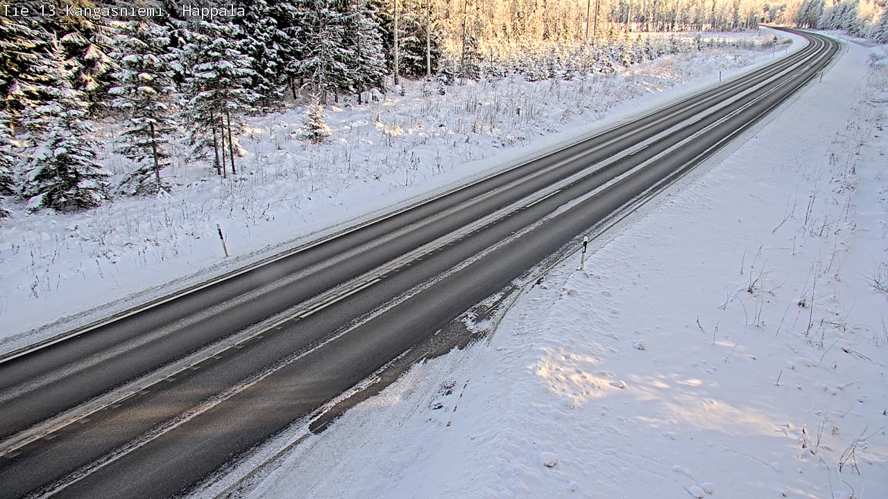 Weather Camera Image Väg 13 Kangasniemi, Häppälä, Kangasniemi, Etelä-Savo