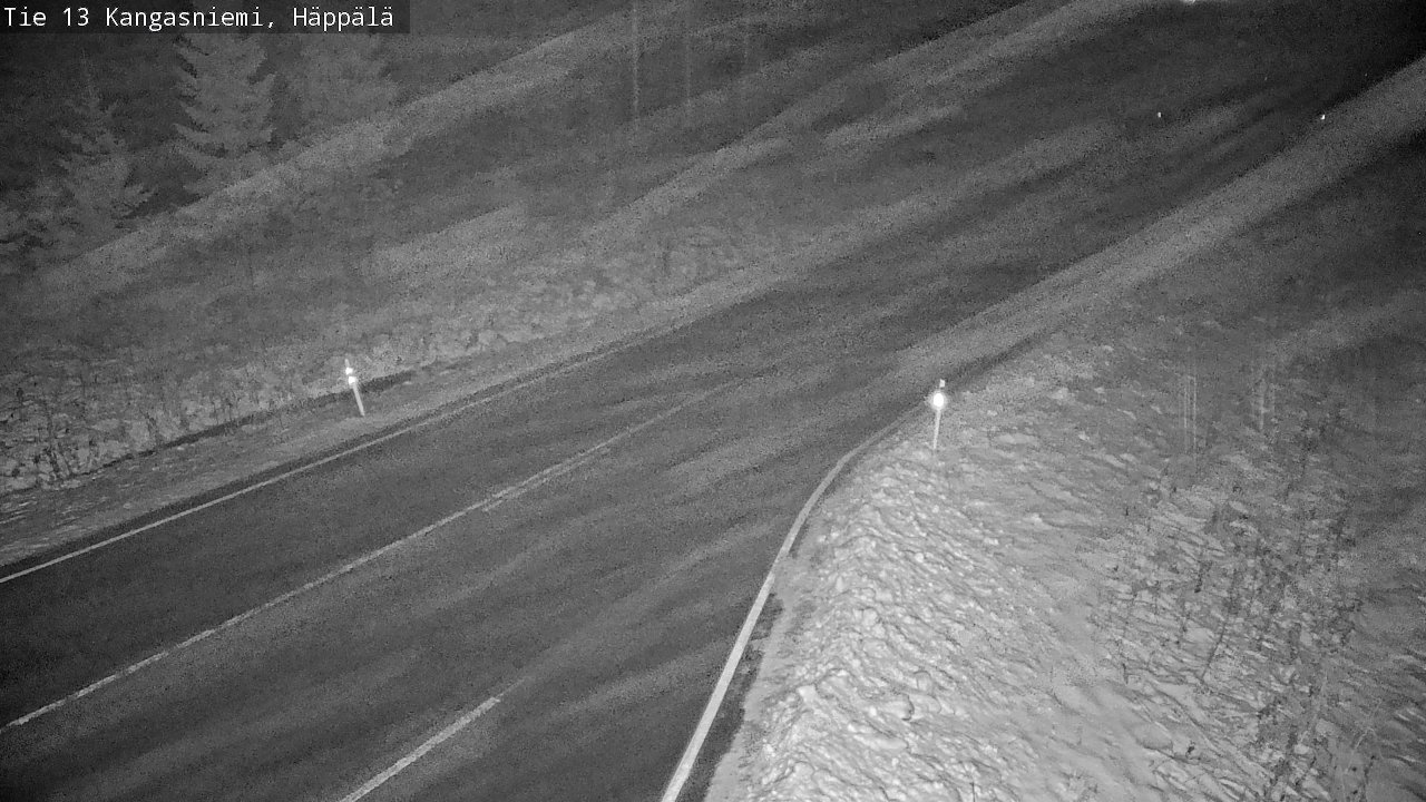 Weather Camera Image Väg 13 Kangasniemi, Häppälä, Kangasniemi, Etelä-Savo