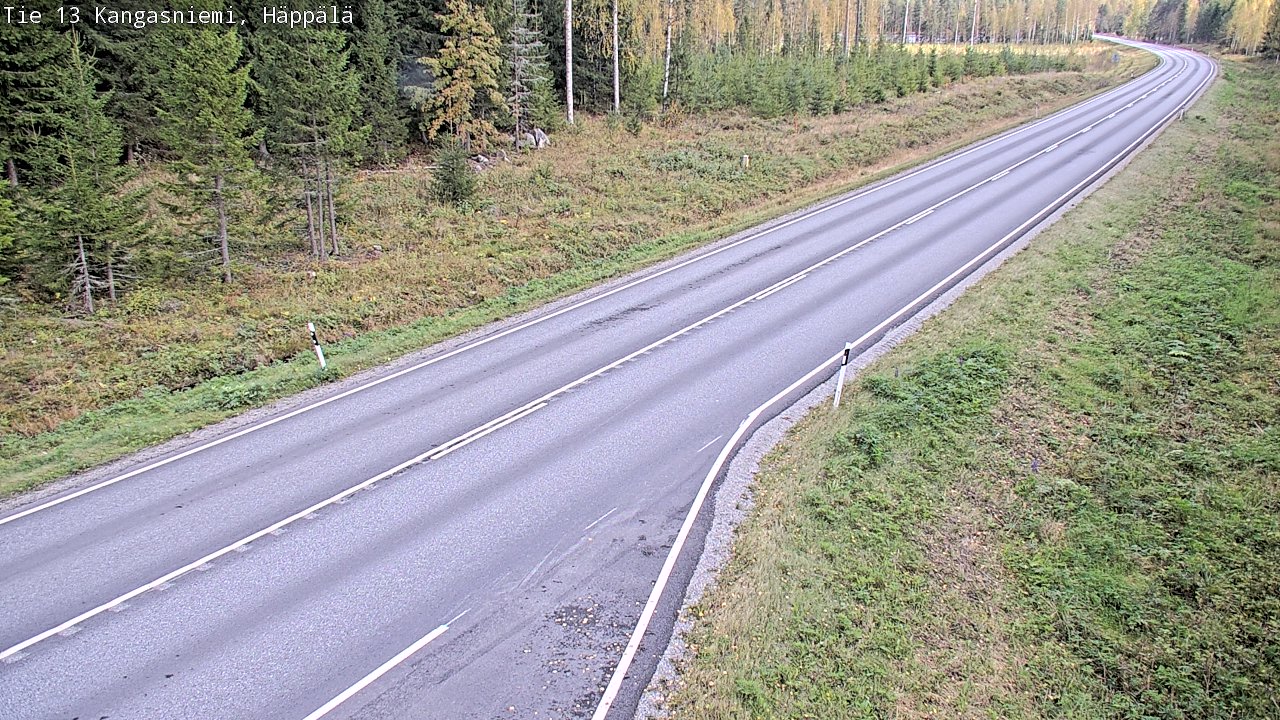 Kelikamerat Kuva Tie 13 Kangasniemi, Häppälä, Kangasniemi, Etelä-Savo