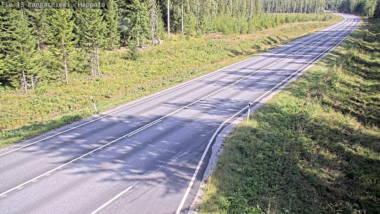 Weather Camera Image Road 13 Kangasniemi, Häppälä, Kangasniemi, Etelä-Savo