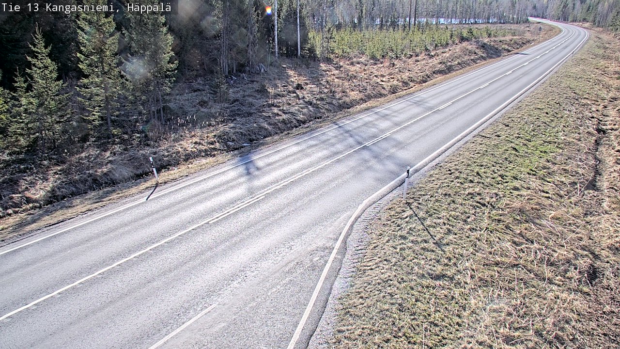 Weather Camera Image Road 13 Kangasniemi, Häppälä, Kangasniemi, Etelä-Savo
