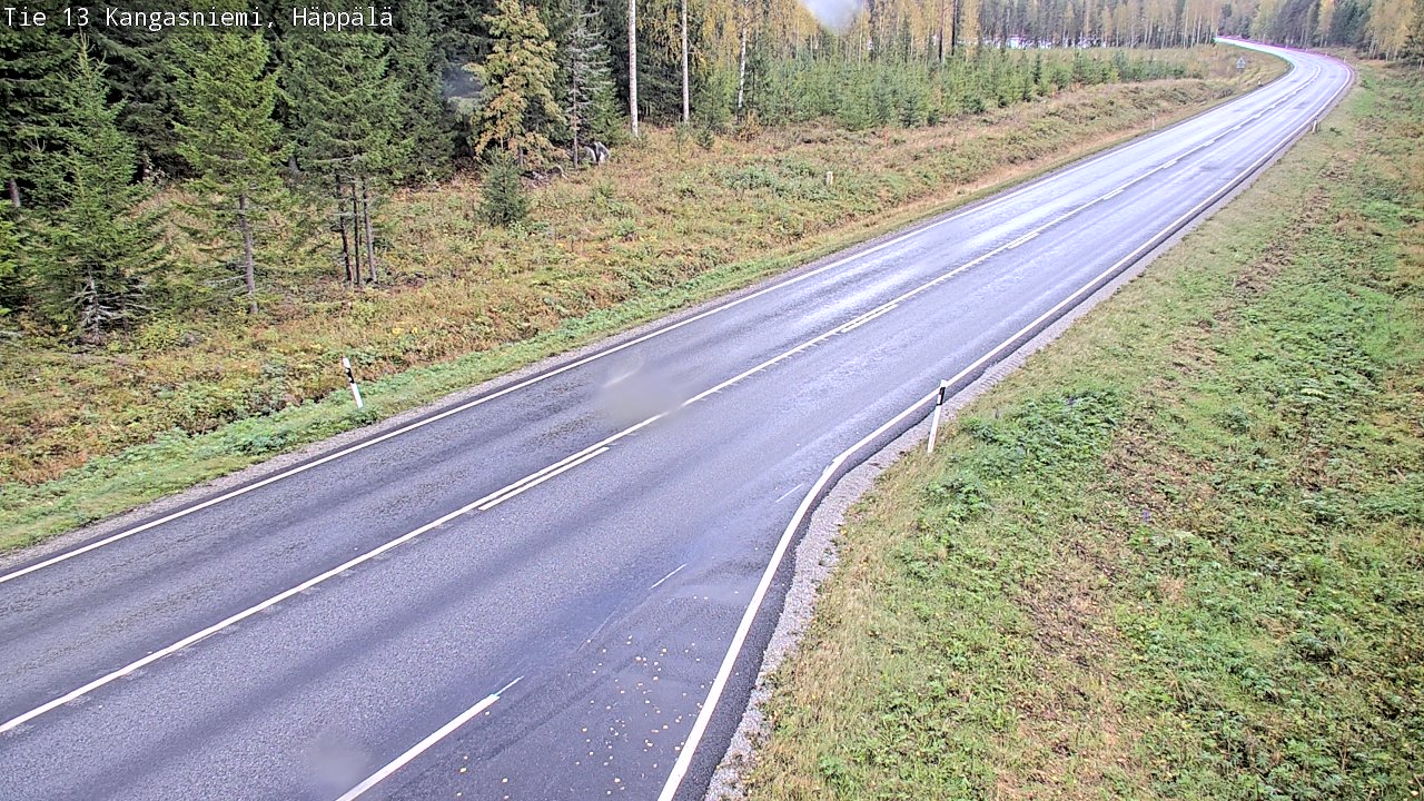 Weather Camera Image Road 13 Kangasniemi, Häppälä, Kangasniemi, Etelä-Savo