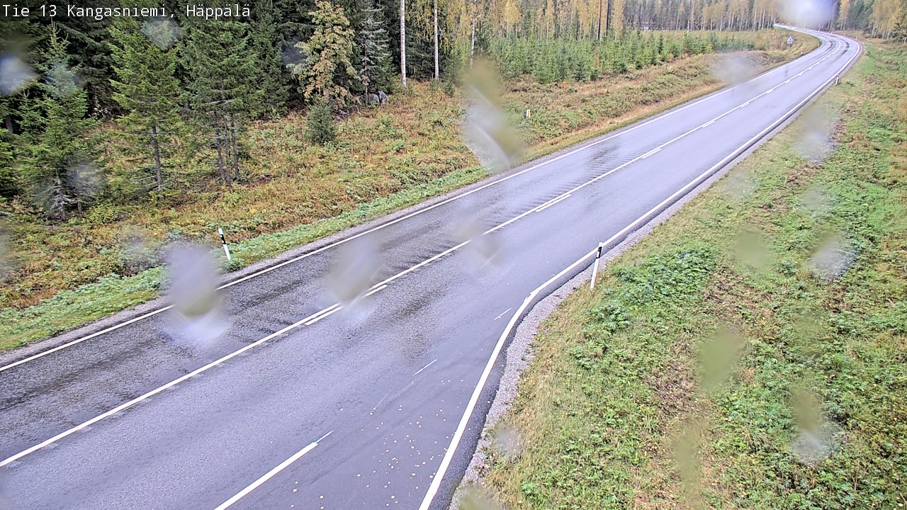 Weather Camera Image Road 13 Kangasniemi, Häppälä, Kangasniemi, Etelä-Savo