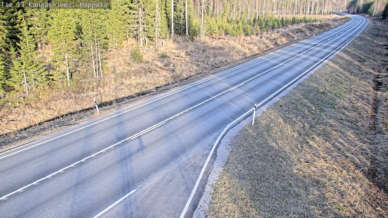 Weather Camera Image Väg 13 Kangasniemi, Häppälä, Kangasniemi, Etelä-Savo