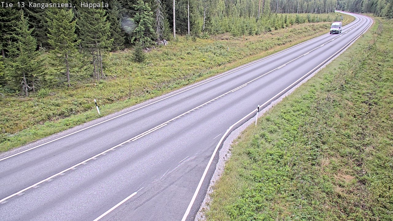 Kelikamerat Kuva Tie 13 Kangasniemi, Häppälä, Kangasniemi, Etelä-Savo