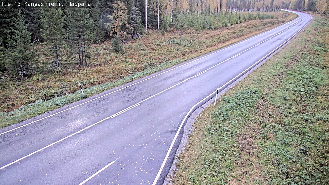 Weather Camera Image Road 13 Kangasniemi, Häppälä, Kangasniemi, Etelä-Savo