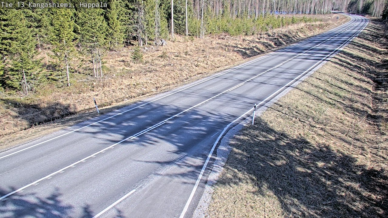 Weather Camera Image Väg 13 Kangasniemi, Häppälä, Kangasniemi, Etelä-Savo