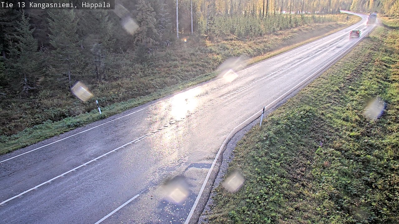 Weather Camera Image Road 13 Kangasniemi, Häppälä, Kangasniemi, Etelä-Savo