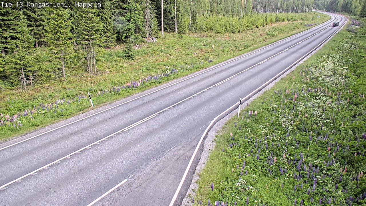Kelikamerat Kuva Tie 13 Kangasniemi, Häppälä, Kangasniemi, Etelä-Savo