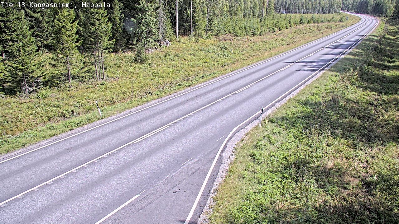 Weather Camera Image Road 13 Kangasniemi, Häppälä, Kangasniemi, Etelä-Savo