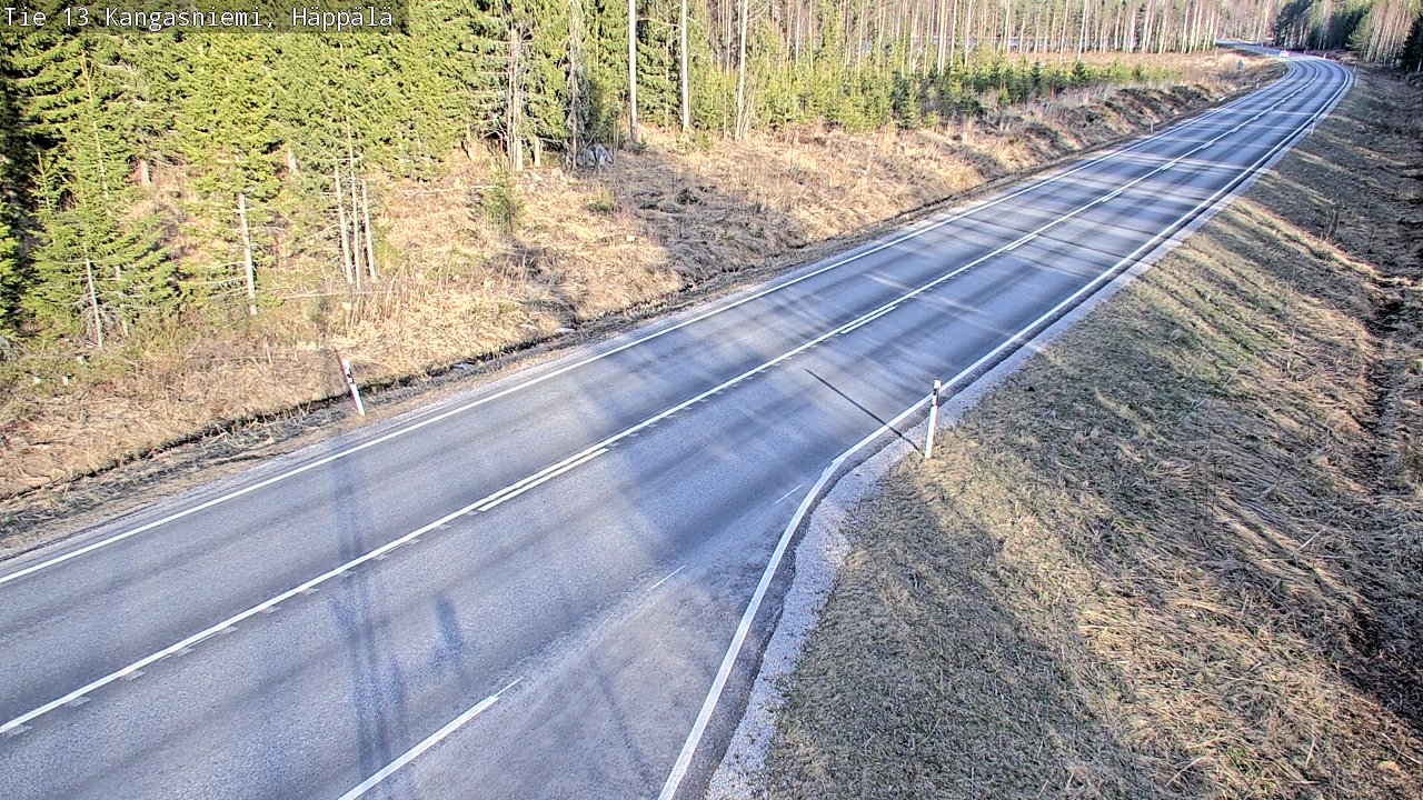 Weather Camera Image Väg 13 Kangasniemi, Häppälä, Kangasniemi, Etelä-Savo