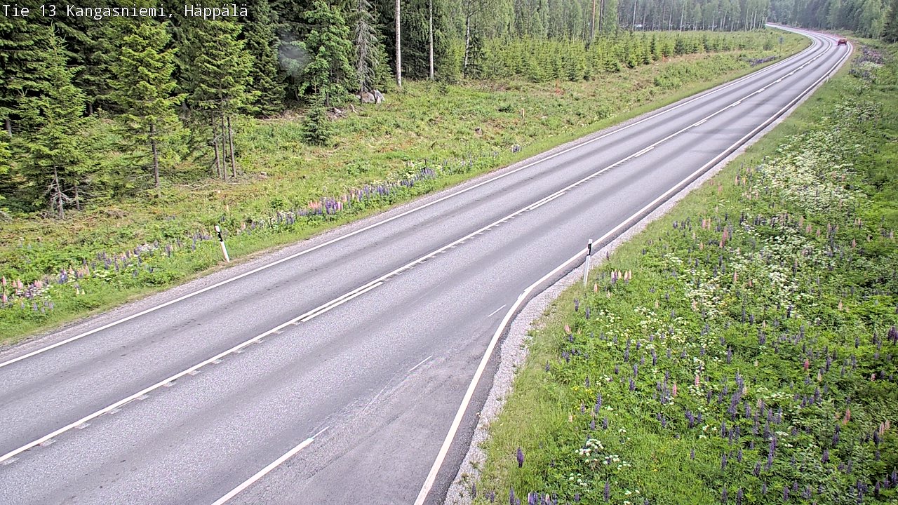 Kelikamerat Kuva Tie 13 Kangasniemi, Häppälä, Kangasniemi, Etelä-Savo