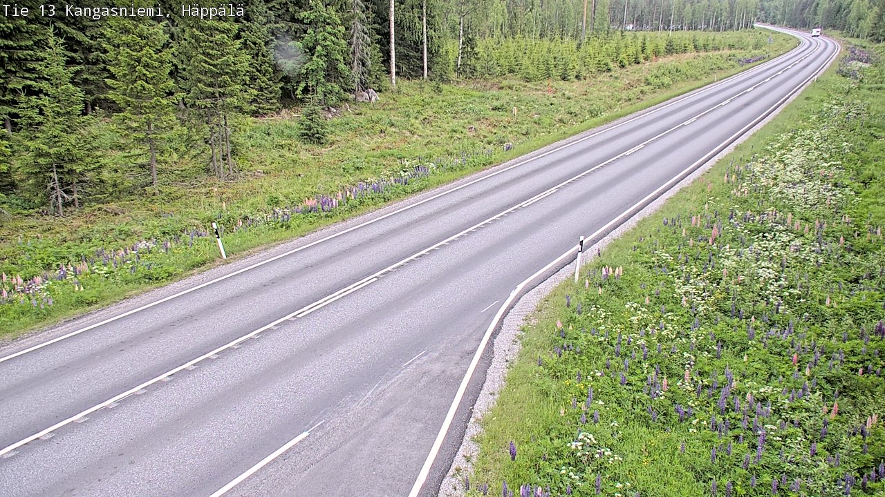 Kelikamerat Kuva Tie 13 Kangasniemi, Häppälä, Kangasniemi, Etelä-Savo