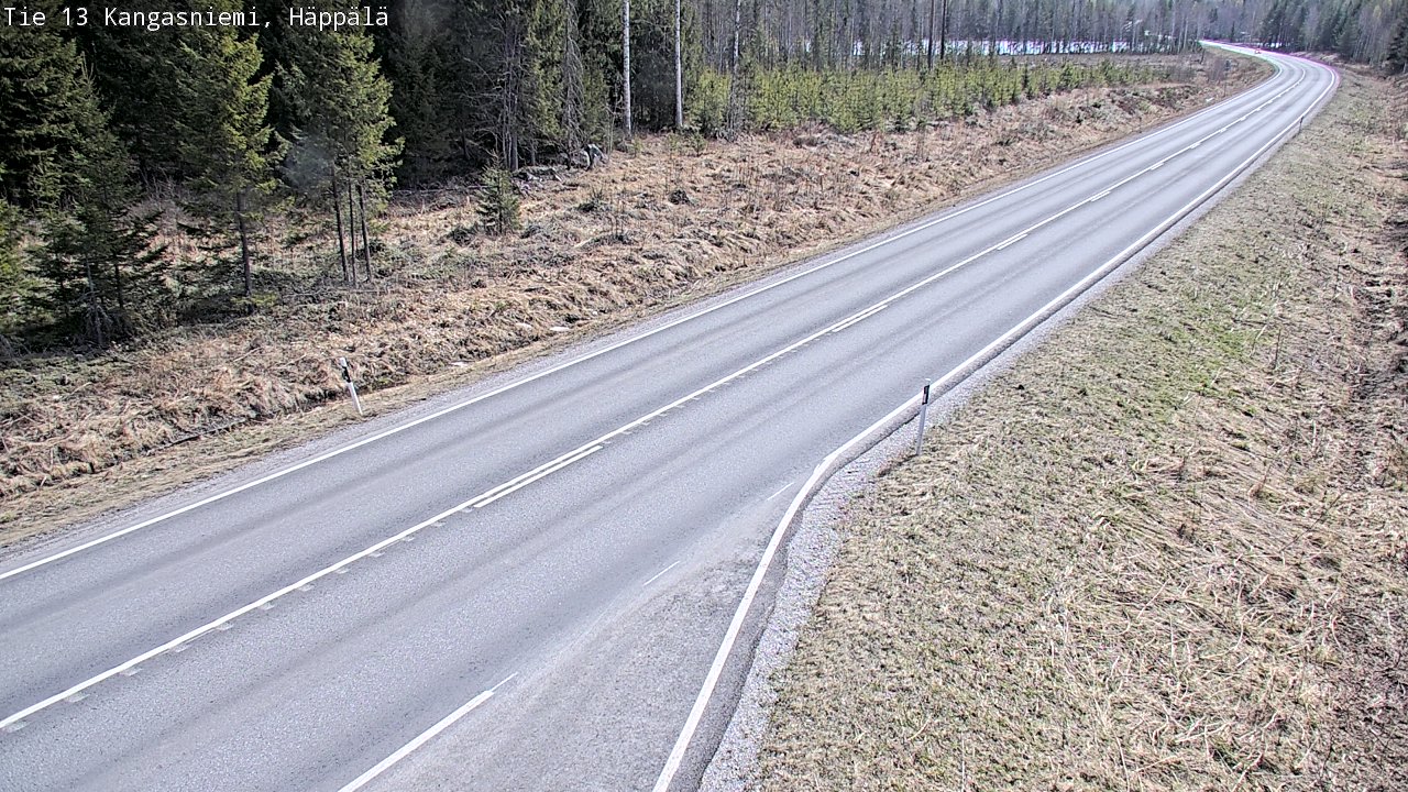 Weather Camera Image Road 13 Kangasniemi, Häppälä, Kangasniemi, Etelä-Savo