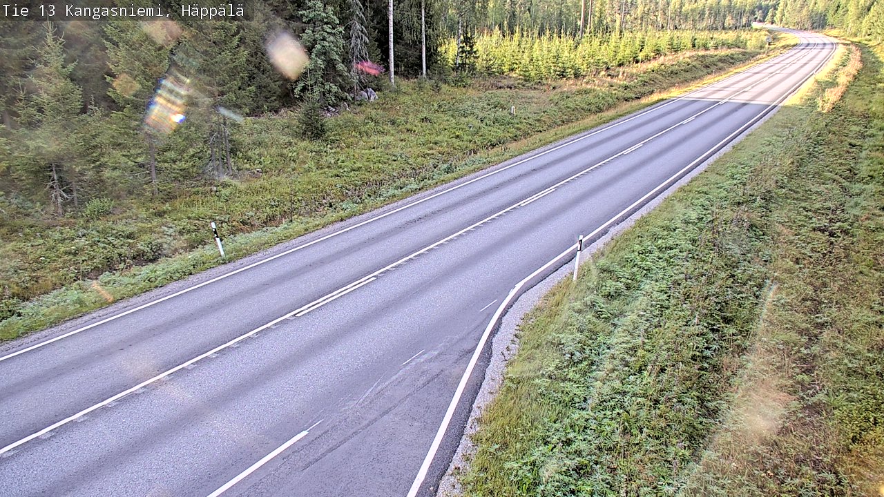 Weather Camera Image Road 13 Kangasniemi, Häppälä, Kangasniemi, Etelä-Savo