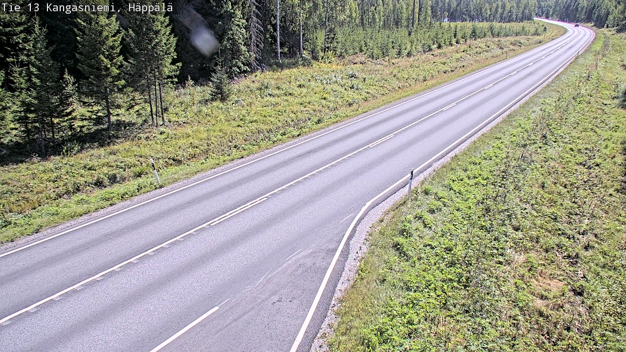 Weather Camera Image Road 13 Kangasniemi, Häppälä, Kangasniemi, Etelä-Savo