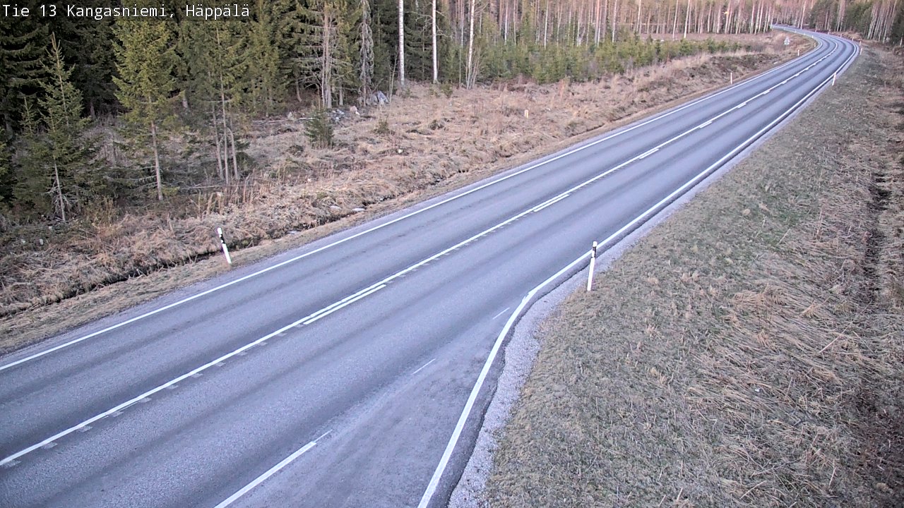 Weather Camera Image Väg 13 Kangasniemi, Häppälä, Kangasniemi, Etelä-Savo