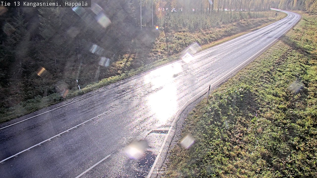 Weather Camera Image Road 13 Kangasniemi, Häppälä, Kangasniemi, Etelä-Savo