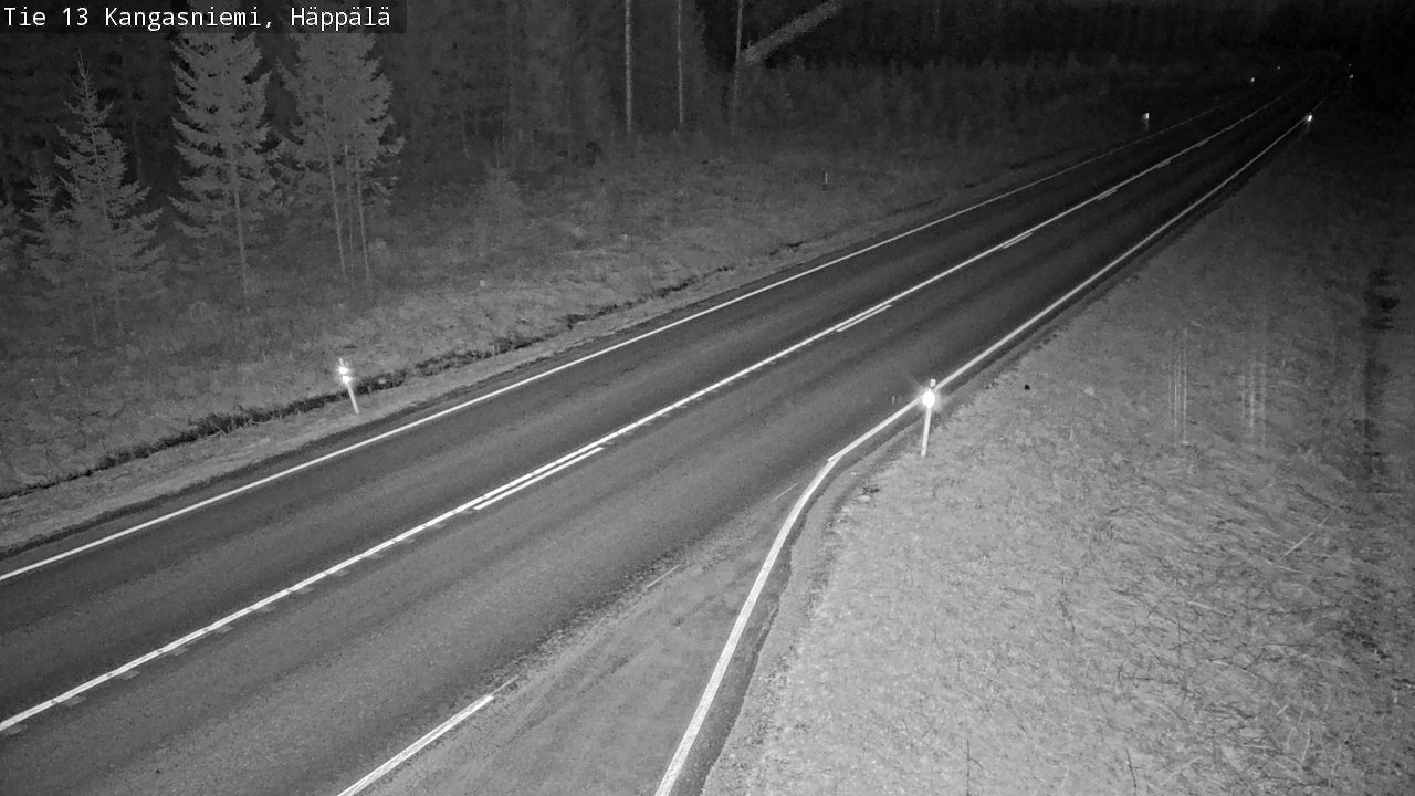 Weather Camera Image Väg 13 Kangasniemi, Häppälä, Kangasniemi, Etelä-Savo