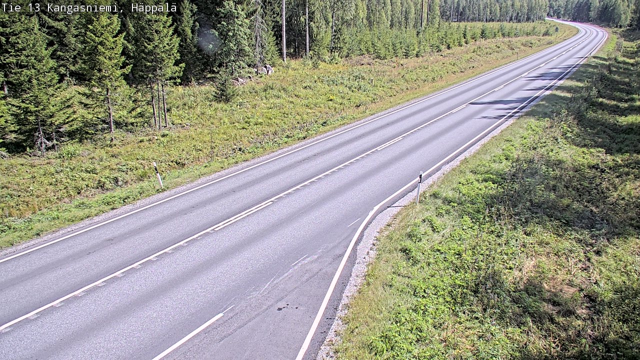 Weather Camera Image Road 13 Kangasniemi, Häppälä, Kangasniemi, Etelä-Savo
