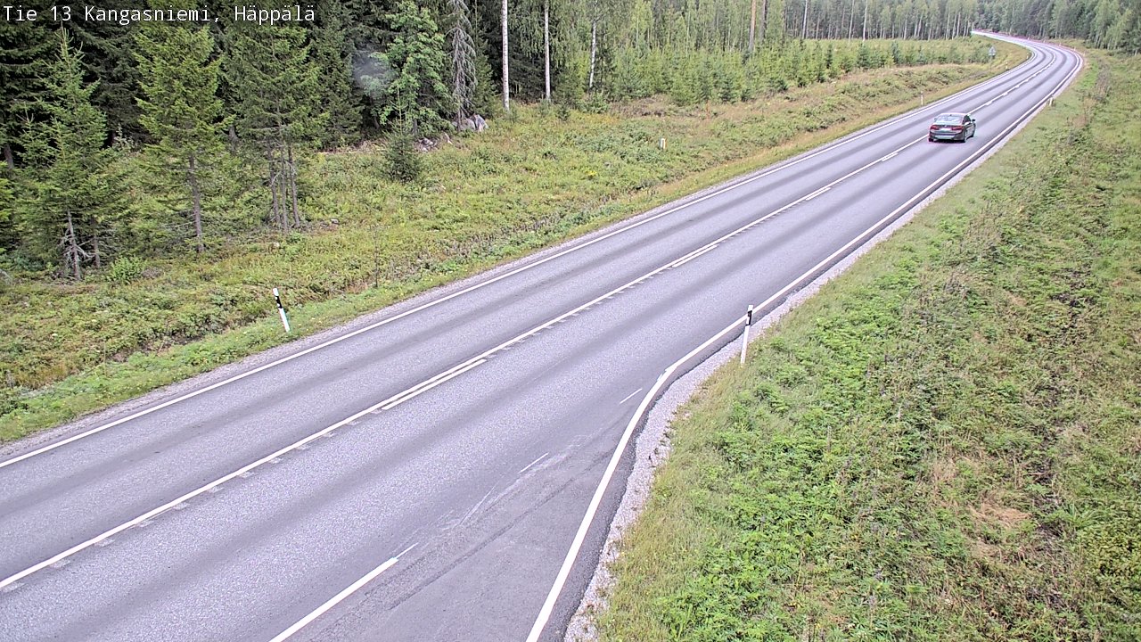 Kelikamerat Kuva Tie 13 Kangasniemi, Häppälä, Kangasniemi, Etelä-Savo