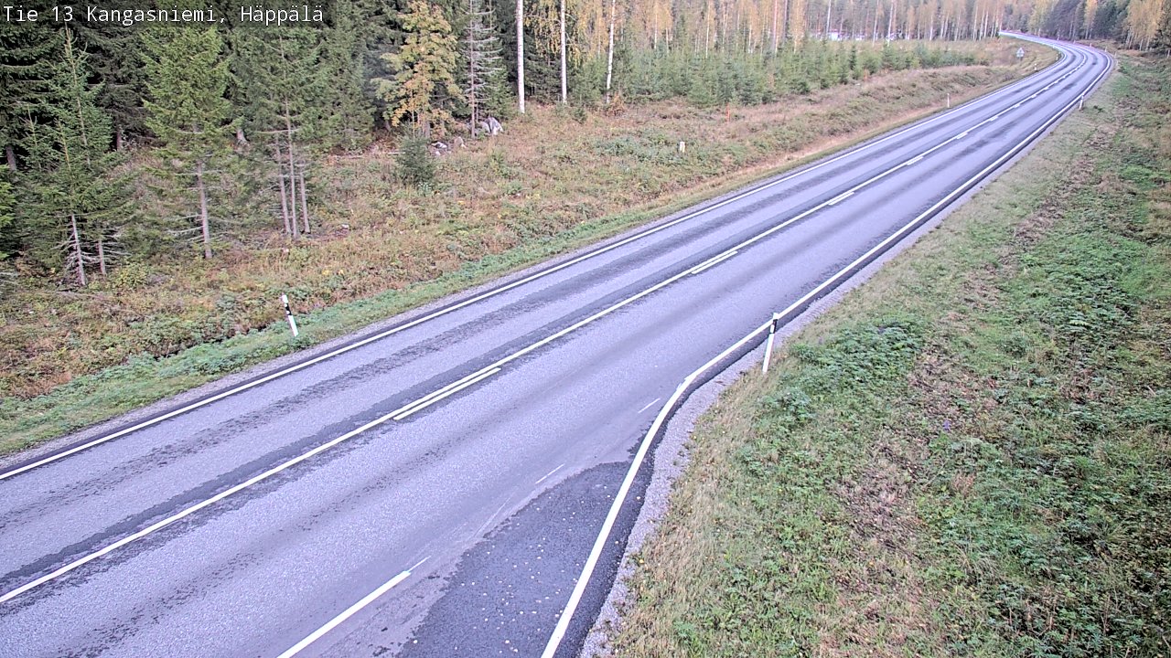 Weather Camera Image Road 13 Kangasniemi, Häppälä, Kangasniemi, Etelä-Savo
