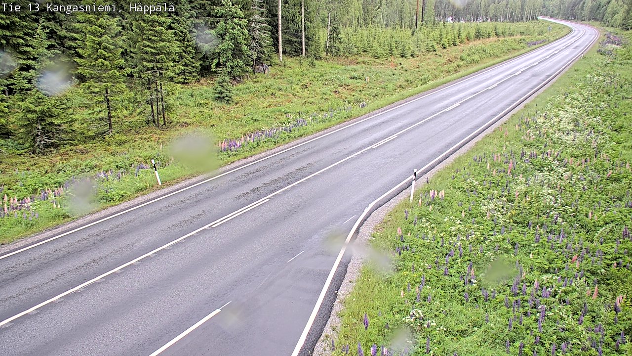 Weather Camera Image Road 13 Kangasniemi, Häppälä, Kangasniemi, Etelä-Savo