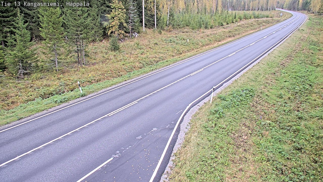 Weather Camera Image Road 13 Kangasniemi, Häppälä, Kangasniemi, Etelä-Savo