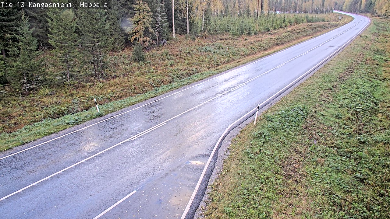 Weather Camera Image Road 13 Kangasniemi, Häppälä, Kangasniemi, Etelä-Savo