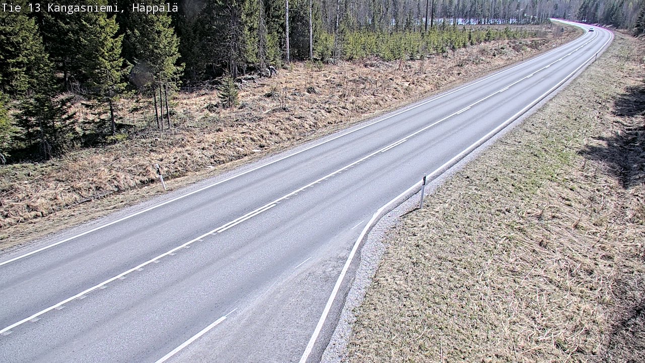 Weather Camera Image Road 13 Kangasniemi, Häppälä, Kangasniemi, Etelä-Savo
