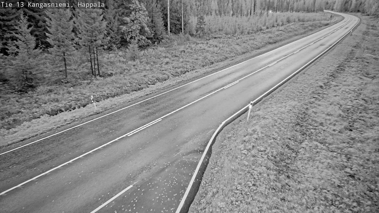 Weather Camera Image Road 13 Kangasniemi, Häppälä, Kangasniemi, Etelä-Savo