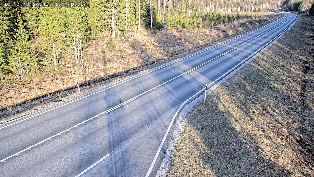 Weather Camera Image Väg 13 Kangasniemi, Häppälä, Kangasniemi, Etelä-Savo