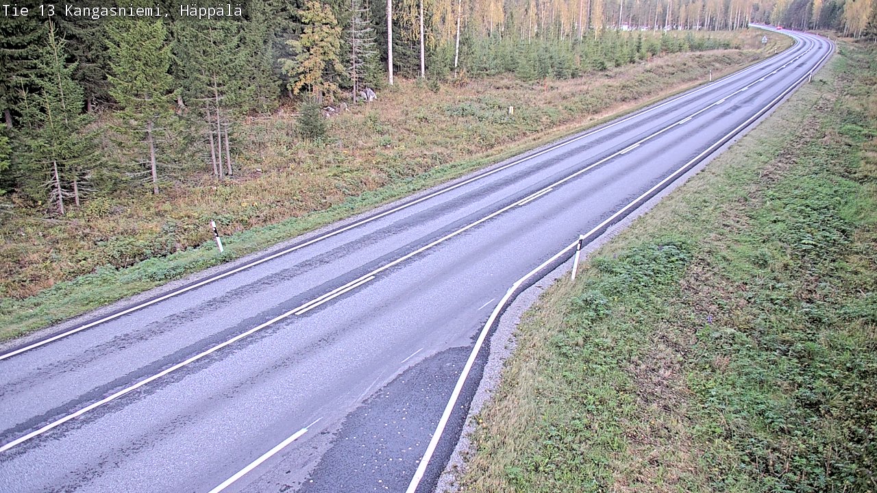Weather Camera Image Road 13 Kangasniemi, Häppälä, Kangasniemi, Etelä-Savo