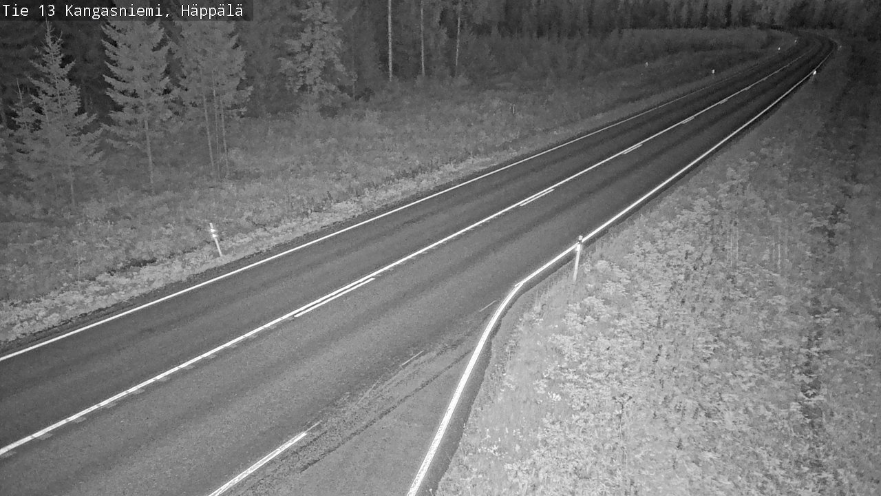 Weather Camera Image Road 13 Kangasniemi, Häppälä, Kangasniemi, Etelä-Savo
