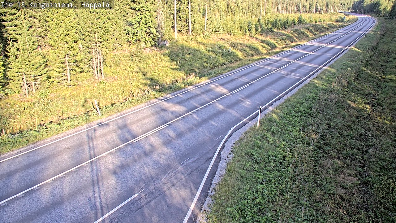 Weather Camera Image Road 13 Kangasniemi, Häppälä, Kangasniemi, Etelä-Savo