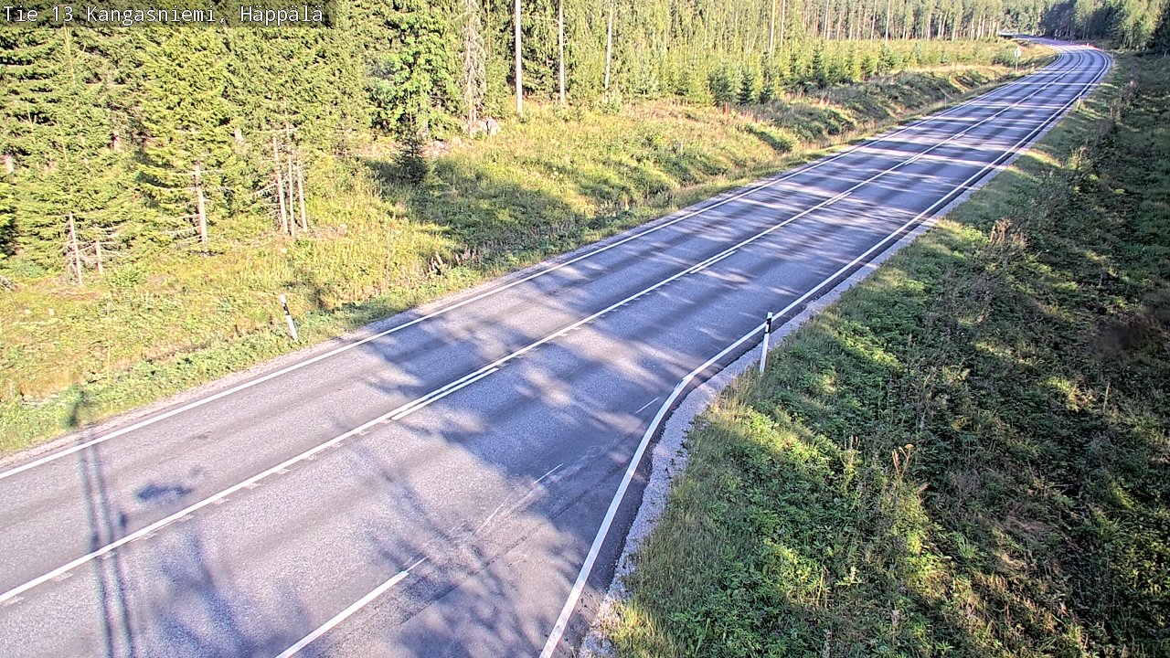 Weather Camera Image Road 13 Kangasniemi, Häppälä, Kangasniemi, Etelä-Savo