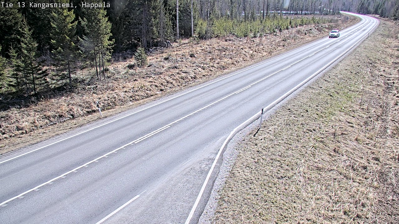 Weather Camera Image Väg 13 Kangasniemi, Häppälä, Kangasniemi, Etelä-Savo