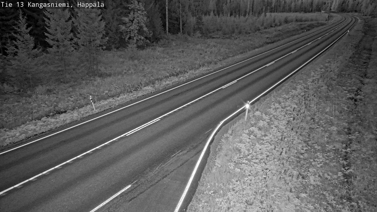 Weather Camera Image Road 13 Kangasniemi, Häppälä, Kangasniemi, Etelä-Savo