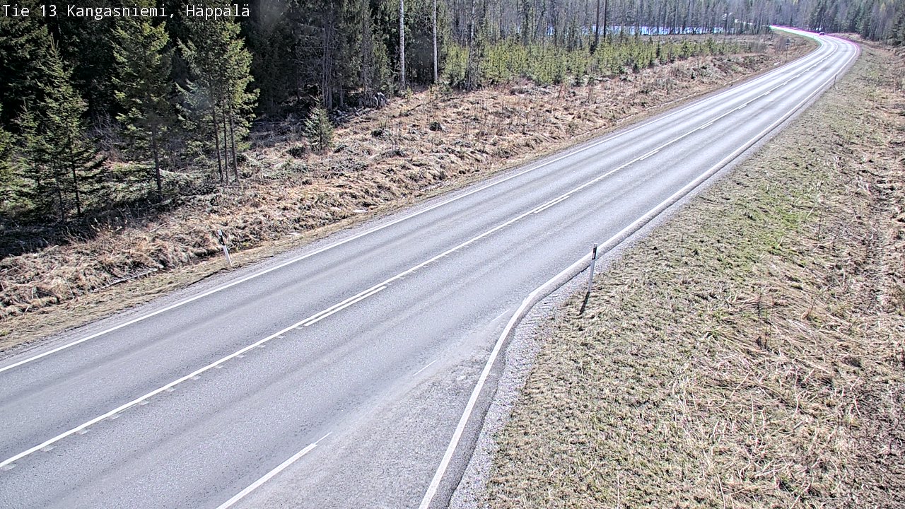 Weather Camera Image Road 13 Kangasniemi, Häppälä, Kangasniemi, Etelä-Savo