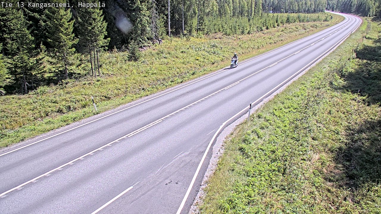 Weather Camera Image Road 13 Kangasniemi, Häppälä, Kangasniemi, Etelä-Savo